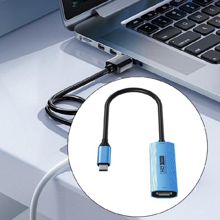 USB 3.0 Type C Карта захвата Широкая совместимость 1080P для легкой записи аудио и видео и стриминга Широко используется