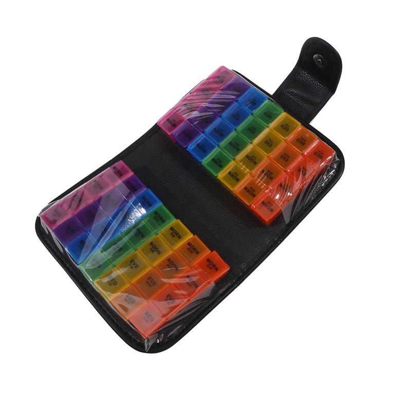 1 шт. ПУ чехол для таблеток большой емкости 56 отделений органайзер чехол для путешествий на открытом воздухе офис портативный ящик для хранения