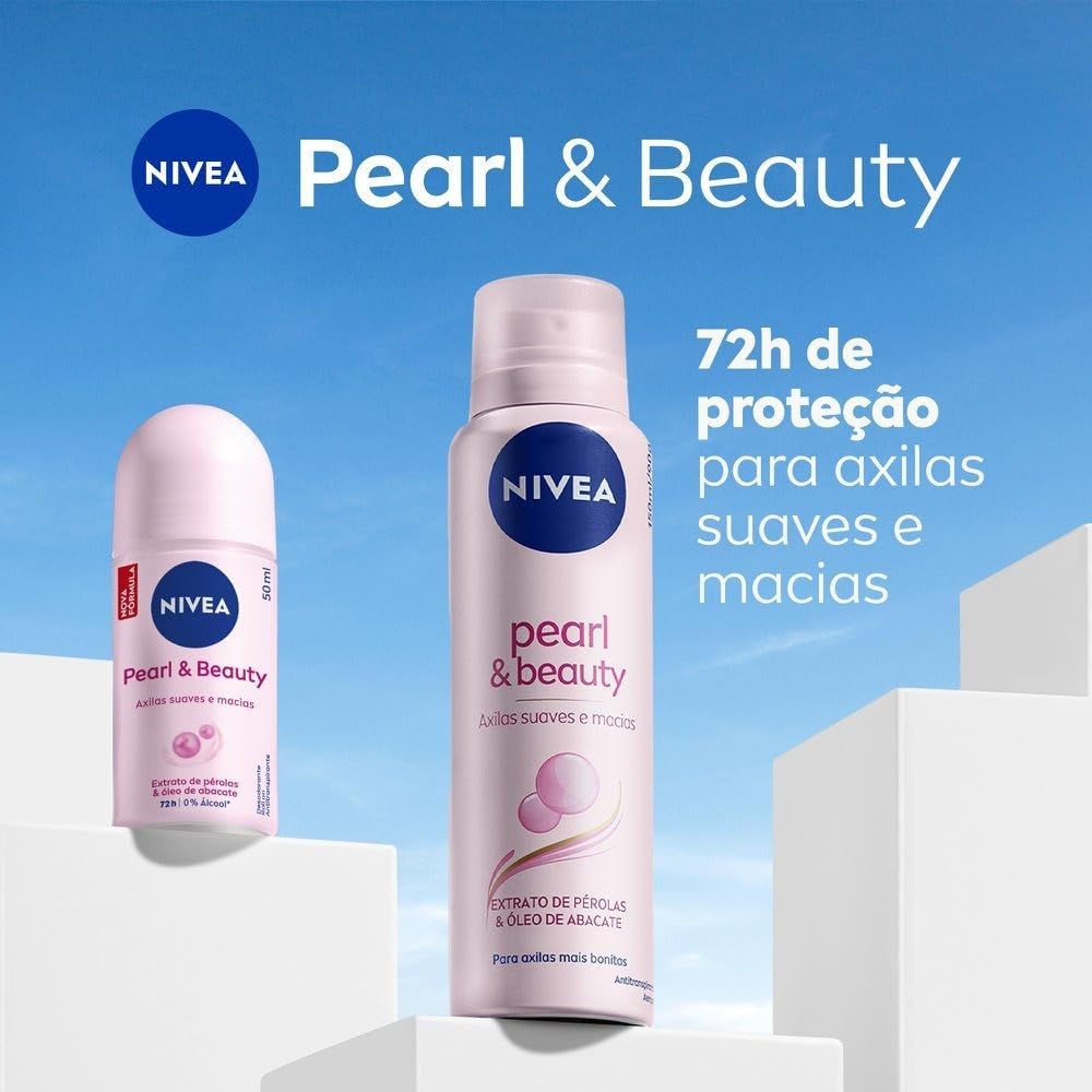 NIVEA Бразилия Дезодорант Жемчужная Красота 50 мл Ролик &