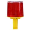 1pc Solar LED Emergency Warning Flash Light Alarm Lamp Traffic Road Boat Red Light