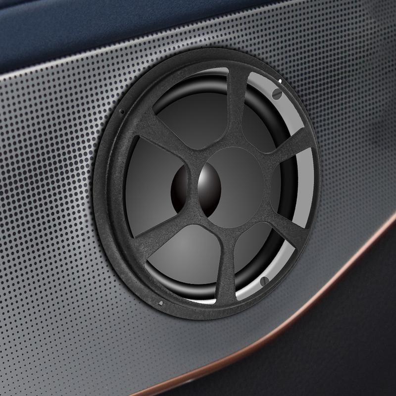 X Autohaux 12 Inch Car Speaker Mesh Net Grill Cover Subwoofer Audio Protector Enclosure Grilles Speakers Grill Horn Guard Frame
