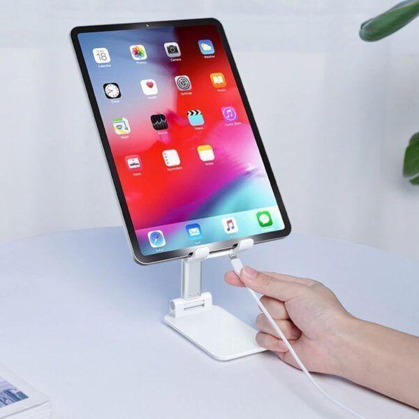 Универсальная настольная подставка для мобильного телефона для IPhone IPad, регулируемый планшет, складная настольная подставка для сотового телефона, 1 шт.