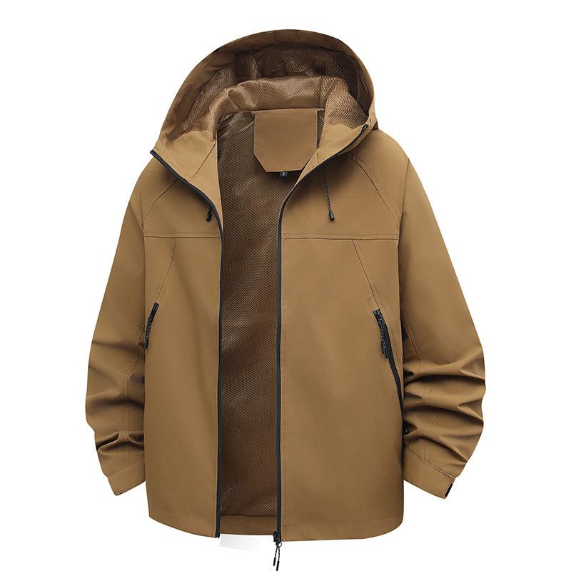 New Outdoor Jacket Men's Spring and Autumn Sports Outdoor Fashion Couple's Mountaineering Suit Windproof Waterproof Single Jacket Men
