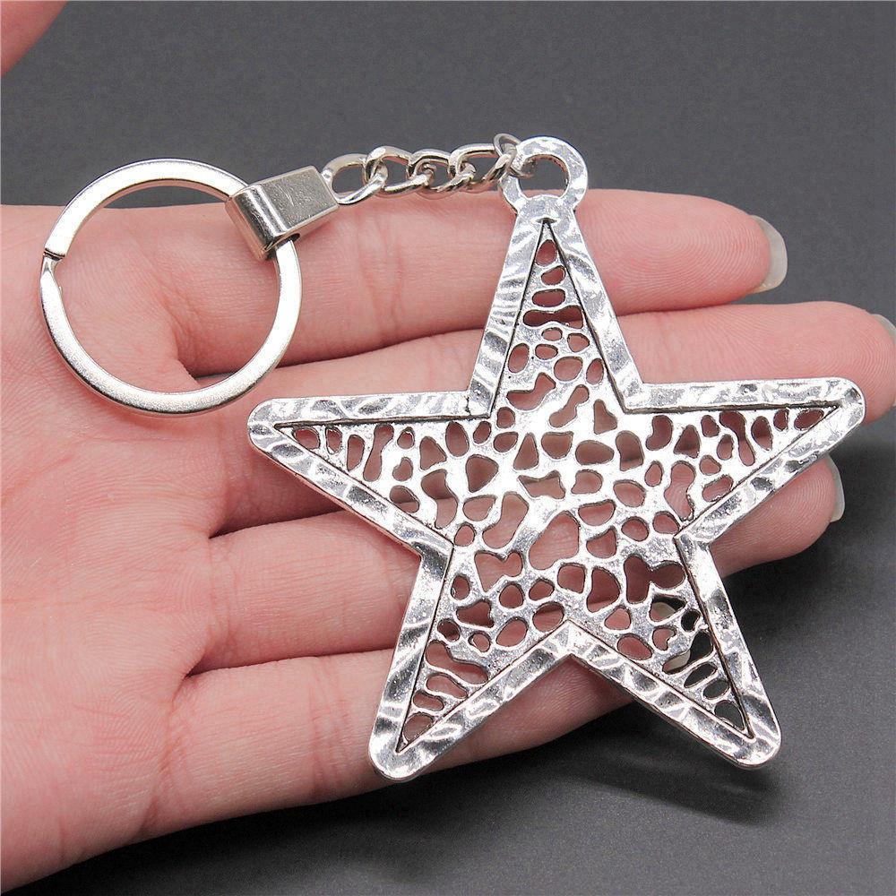 Солнце Луна Пентаграмма Брелки Женские Ювелирные Изделия Бизнес Креативный Сувенир