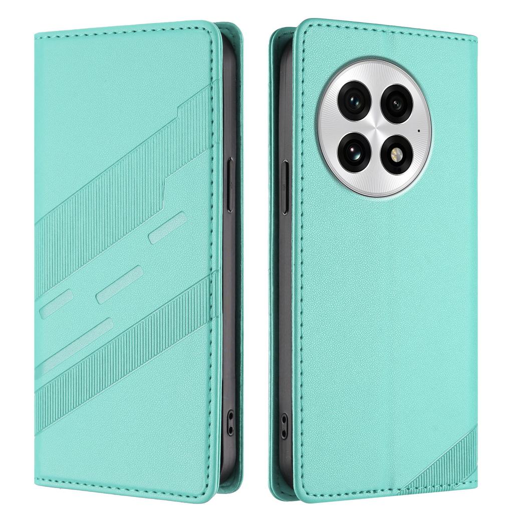 For OnePlus 13 Phone Cases Punk Style Imprinted Wallet Stand Leather Cover