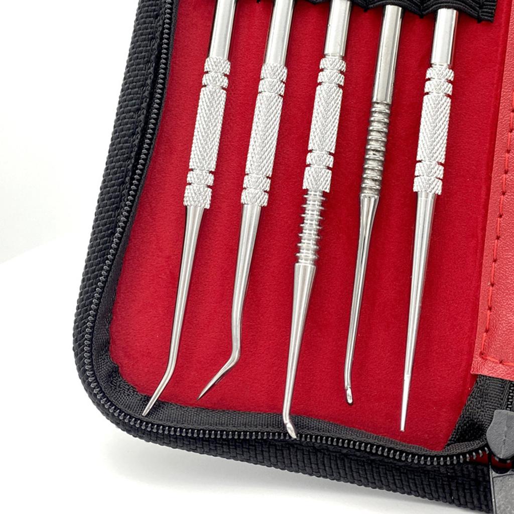 Набор из 10 инструментов для моделирования из воска из нержавеющей стали, универсальный набор стоматологических инструментов, оборудование для зуботехнической лаборатории, набор стоматологических инструментов с ПУ держателем