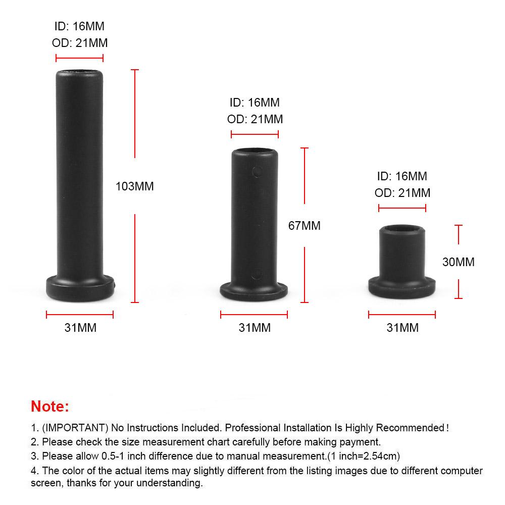 20 Bushings All Rear Suspension Control Arm A-Arm Bushings for Polaris RZR 800 / S / 4