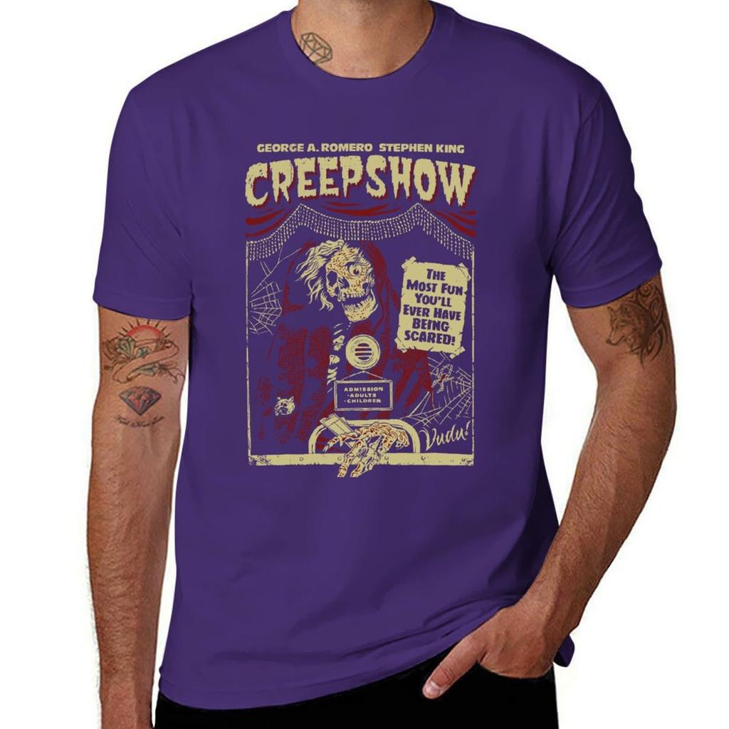 Creepshow Tshirt quickdrying graphics summer clothes oversized mens funny t shirts