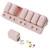 Weekly Pill Organizer Leakproof Large Capacity Multipurpose Compact Portable 7-Day Travel Pill Case Daily Medicine Organizer