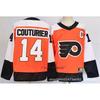 Mens Retro Ice Hockey Jersey Custom Embroidered 14 Team Uniform Training Shirt Cotton Blend