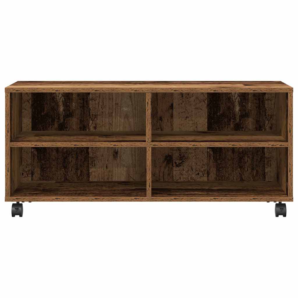 TV Stand in Brown 90 x 35 x 40.5 cm Particleboard