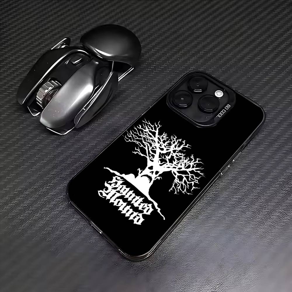Чехол для телефона S-Sematary H-Haunted Mound Для iPhone 17, 16, 15, 14, 13, 12, 11 Plus, Pro Max, Цветной Серебристый Funda Чехол