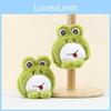 Adorable Plush Frog Keychain Soft Green Frog Toy Cute Froggy Bag Charm