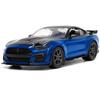 Jada 2020 Shelby GT500 Blue Black Big Time Muscle Series литая модель автомобиля 33881 и 1/24