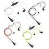 2 Way Earphone PTT Mic 2 Pin Walkie Talkie Earphones Noodle Headphone Cord for Kenwood Baofeng