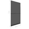 Поворотная москитная сетка Антрацит и Черный 120 x 240 см