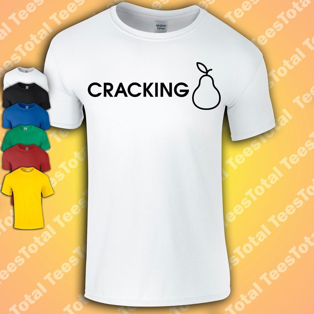 Cracking Pair Pear T-Shirt | Funny | Boobs | Dad Joke | Novelty |