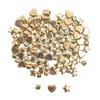 Beads - Spacers - Heishi - Gold - Jewelry - Bracelets - Bag of 105 Pieces