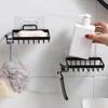 Rust-proof Soap Dish Modern Soap Dish Stylish Stainless Steel Soap Dish with Side Hooks Wall Mount Holder for Shower for Soap