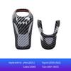Valve Stems Caps VW Car Shift Stick Cover Carbon Fibre Sports Gear Lever Cap For Volkswagen Polo Golf GTI CC Tiguan Arteon Passa zd7