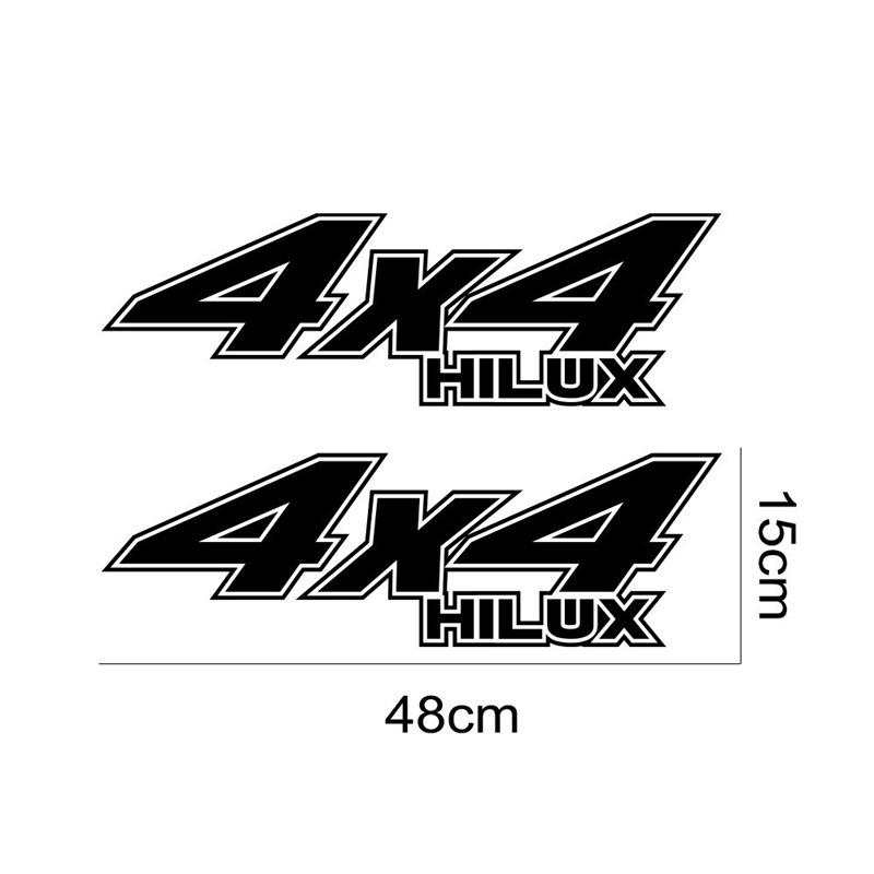 Toyota HILUX 4x4 Car Sticker - Cross-Border TEMU Exclusive