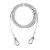 Outdoor Stainless Steel Dog Leash Heavy Duty Dog Tie Out Cable Pet Runner Cable Leads for Yard, Line Tether for Medium Large Dogs