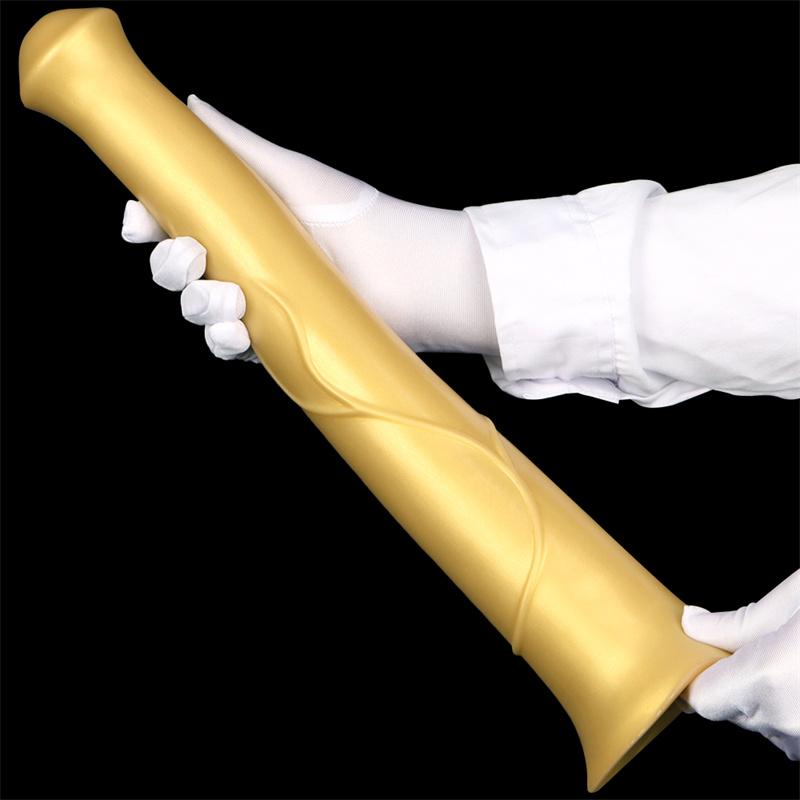 Женский золотой силиконовый фаллоимитатор Super King Size, анальная пробка, подвесной мастурбатор с лошадью, оселом, эротический продукт для взрослых