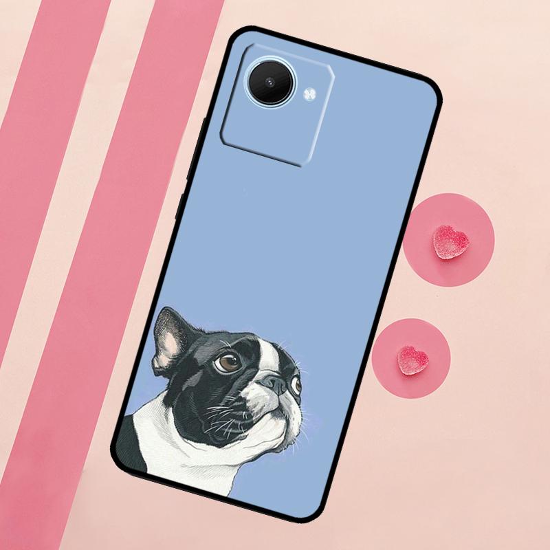 English Bulldog Pug For Realme 15 10 11 12 13 14 Pro Plus C65 C67 C75 C63 C61 C55 C51 C53 C35 GT6 GT7 Pro Case