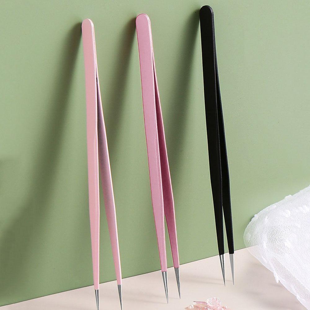 Изогнутые пинцеты для накладных ресниц Наращивание ресниц Вспомогательный зажим для бровей Макияж Инструменты для ногтей Посадка