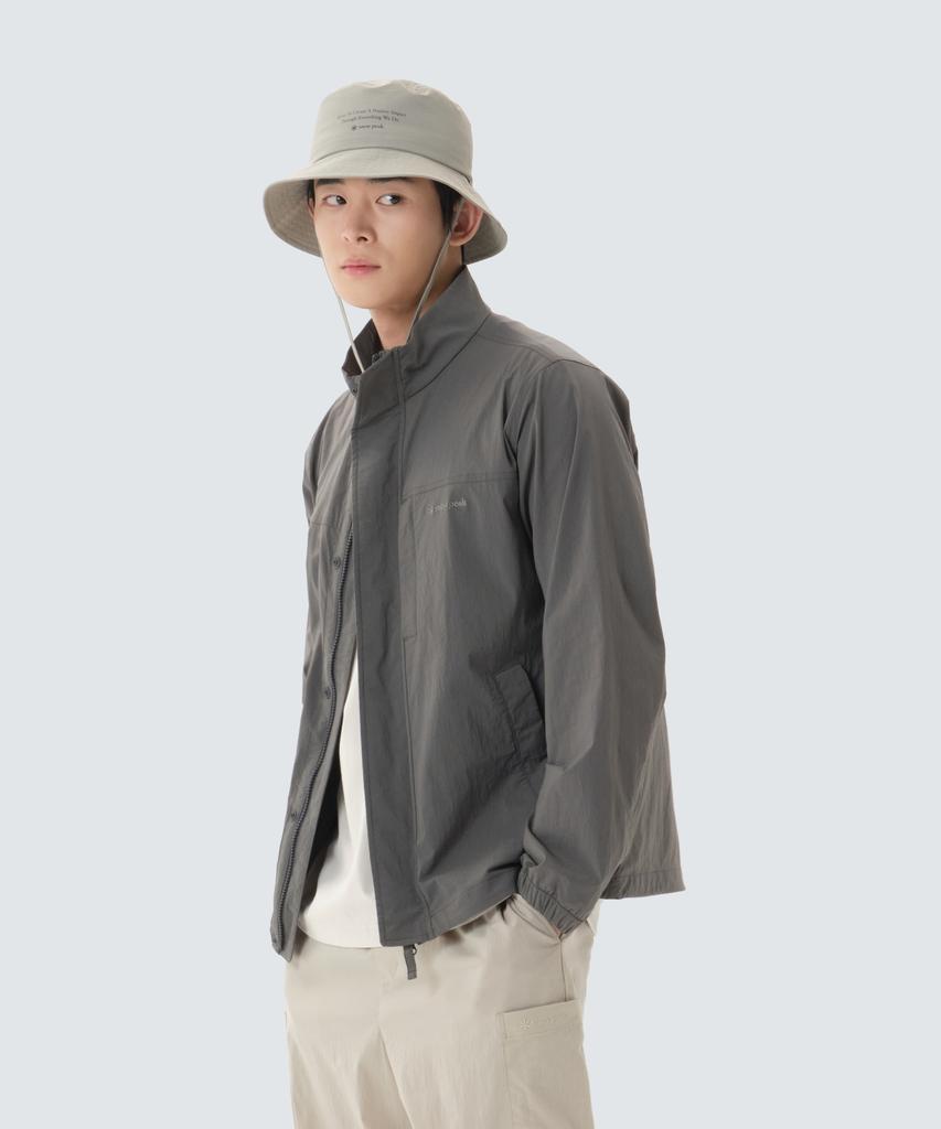 Ветровка Snowpeak Apparel Root Stand с защитой шеи (S26Mmrwb64) Темно-серый