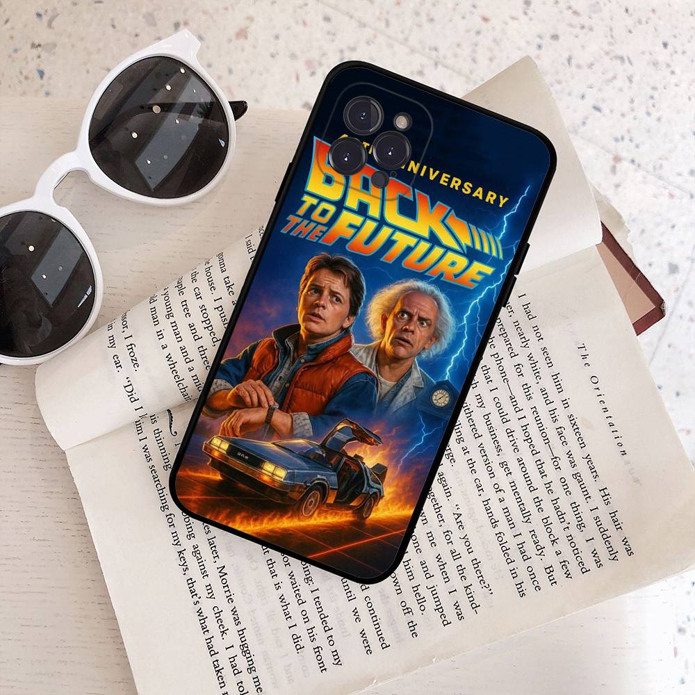 Чехол для телефона «Назад в будущее» для iPhone 17 Air 16 15 14 13 12 11 Pro Max 16 15 14 Plus Мягкий чехол из ТПУ