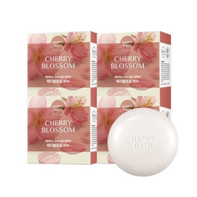 Мыло Happy Bath Original Collection с ароматом вишневого цвета 90 г*4 шт/8 шт