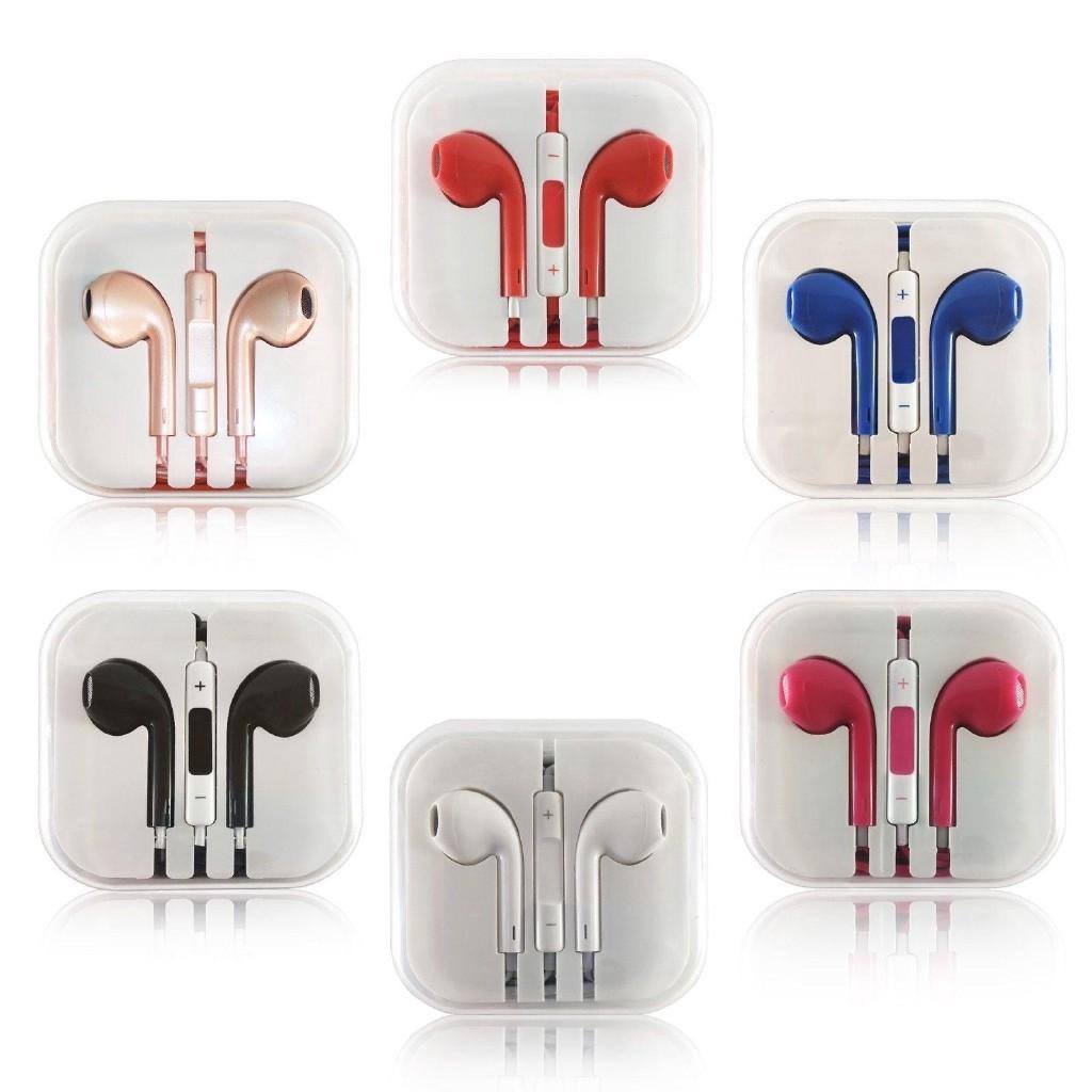 Новые наушники-гарнитура для iPhone 5 5s 6 6s 7 Earpods Наушники с пультом и микрофоном