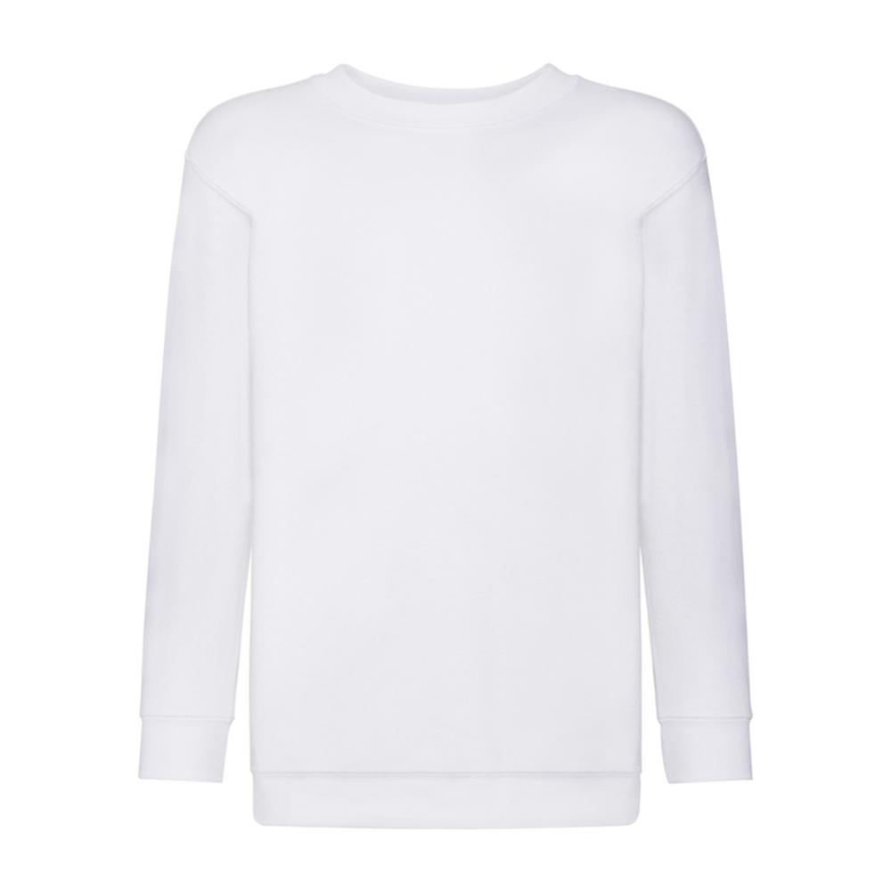 Fruit of the Loom Childrens/Kids Classic Plain Set-in Sweatshirt