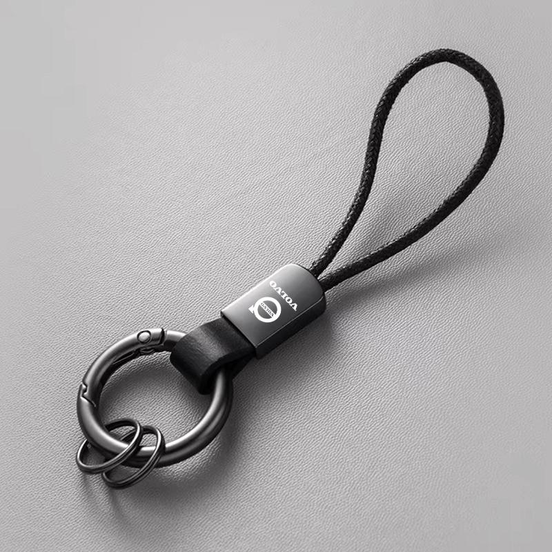 Car Keychain Lanyard Key Ring Chain Rope Strap Men Gifts For Volvo EX90 V60 V40 XC90 S60 XC60 V50 V70 S90 XC40 S80 V90 EX30 C70 GU9