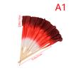 10-50Cm Length Adult Imitation Silk Dance Fan Double Sided Gradient Red Color Dancer Practice Dance Props Chinese Folk Dance Fan