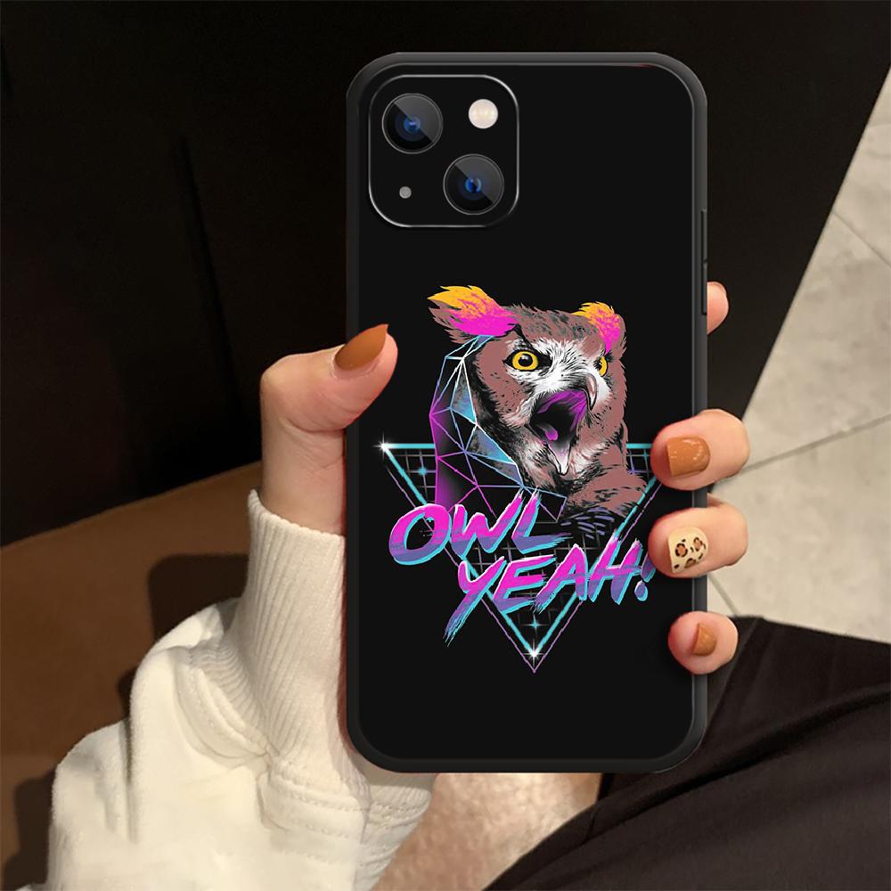 Чехол для телефона с изображением совы и животного для iPhone Samsung Galaxy Redmi Xiaomi Oppo OnePlus Note SA 7 8 9 10 11 12 13 14 20 21 22 23 53 54 Pro Max Plus Ultra TPU Soft