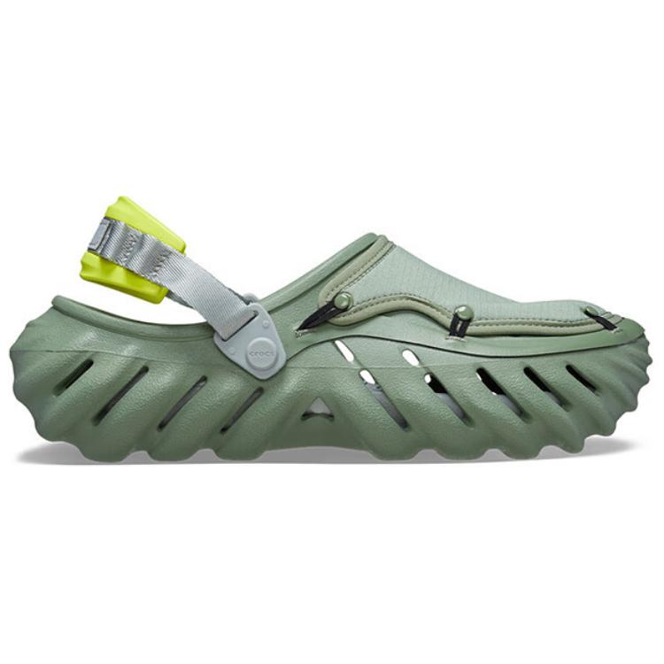 Crocs Кроссовки Echo Ripstop Clog Moss Unisex, зеленые, многоцветные 210334-3WP