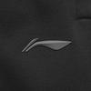 Li-Ning Простые теплые флисовые трикотажные спортивные штаны мужские низы черного цвета AKLU557-1
