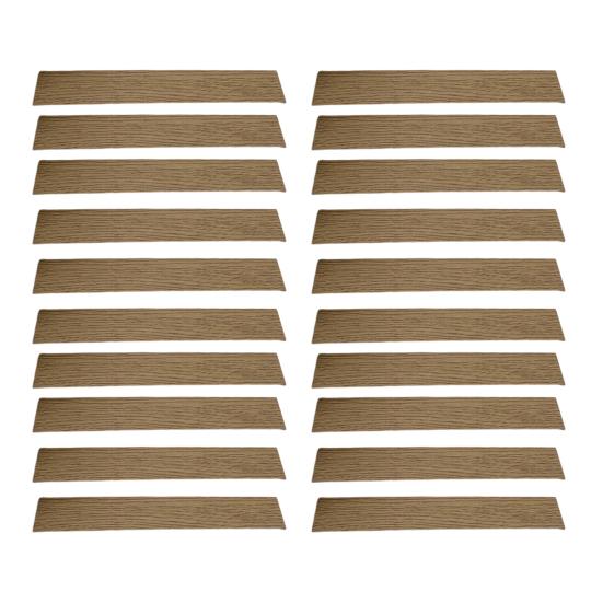 20 шт. Миниатюрные кукольные домики Деревянный пол Самоклеящиеся Доски для пола детского домика для Аксессуаров для кукольных домиков Реалистичная текстура DIY Украшение кукольного домика