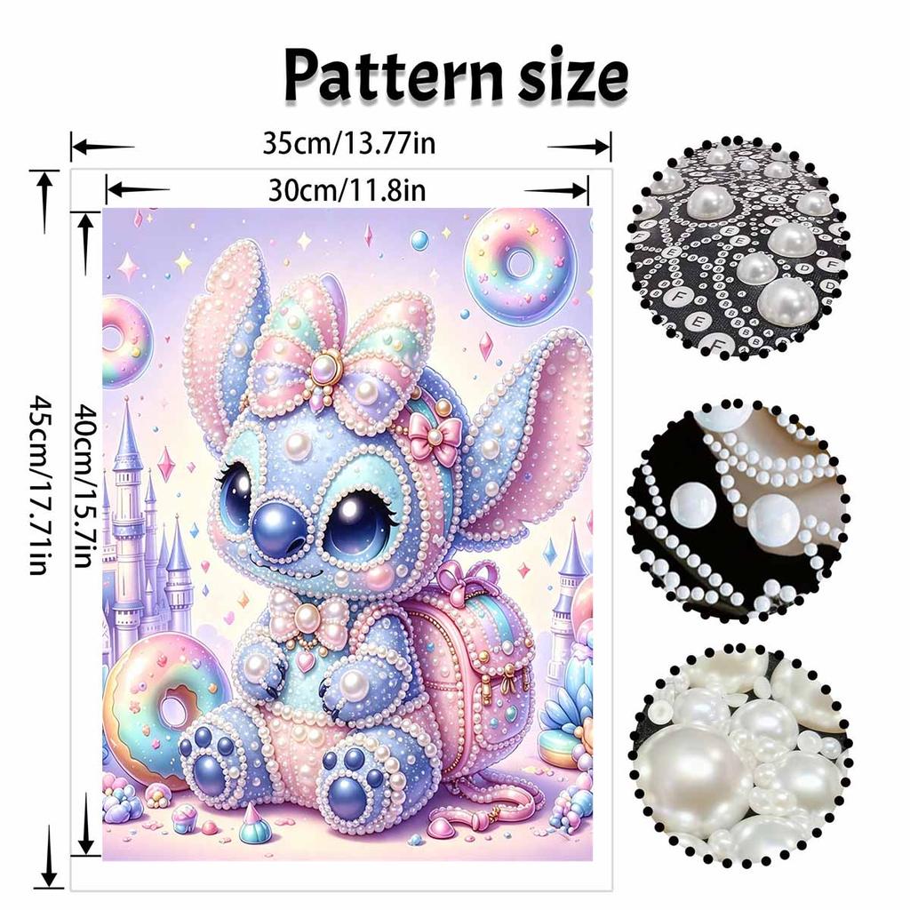 Disney Stitch Pearl Painting Handmade Pearl Kit Home Decoration Painting