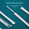 100 Одноразовых гибких и выдвижных соломинок для беременных, в индивидуальной упаковке, пластик, для домашнего использования детьми.