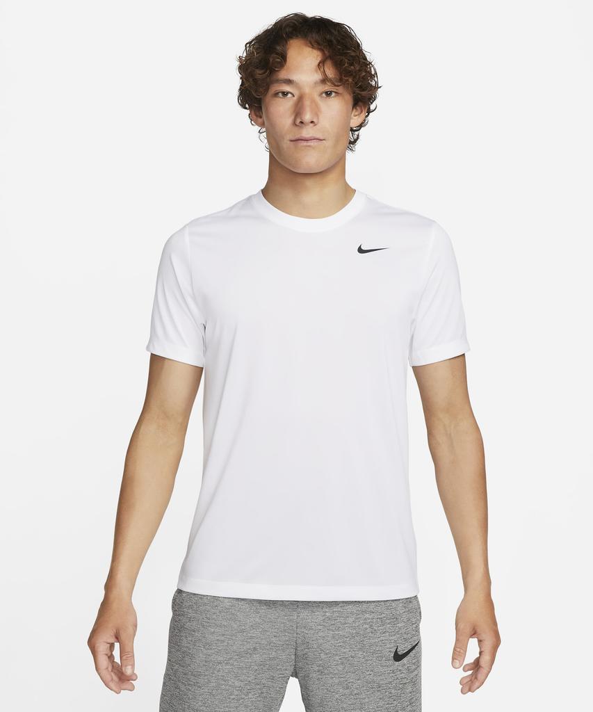 Nike Фитнес-футболка Dri-Fit M - Белая:Черный / Dx0990-100