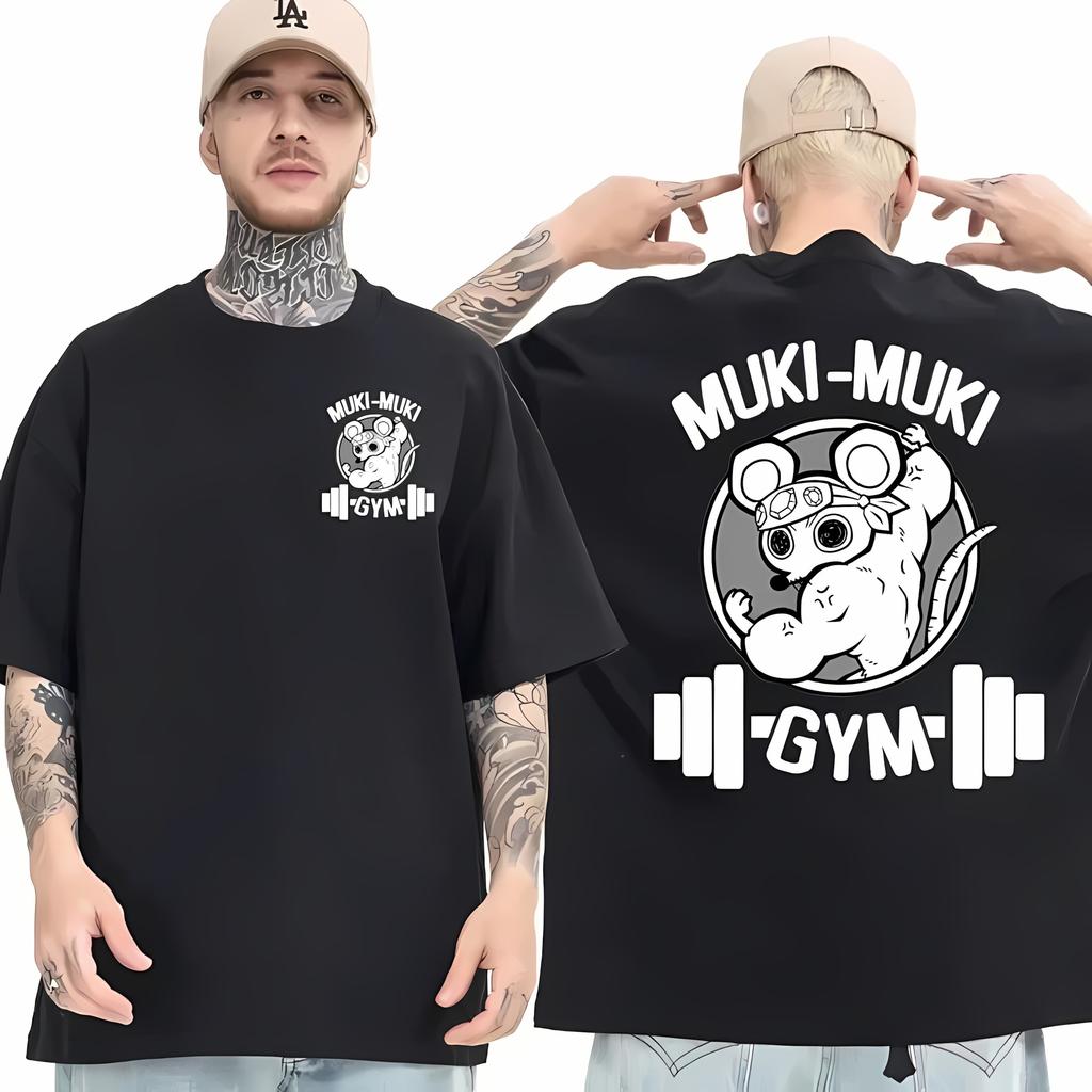 Summer New street casual fashion D anime printed soft comfortable breathable and lightweight Unisexs Tshirt
