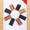 Double Sided Dense Sparse Toothed Comb, Mustache, Wooden Comb, Portable Peach Green Sandalwood Comb, Carved
