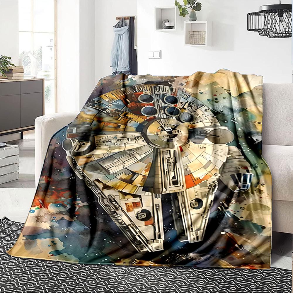 Star Wars Blanket Durable Comfort Perfect for Picnics Couch Chair Four Seasons Universal Modern Suitable for Gifting Relatives and Friends