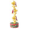 Enesco Peanuts от Джима Шора Штабелируемая мини-фигурка Вудстока Смола Ручная работа Расписанная Коллекционная Peanuts Снупи Рождественский Декор для дома Полка