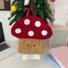 Unique Fabric Mushroom Wall Mounted Tissue Dispenser for Bathroom Kitchen or Office Storage Solution Daily Use