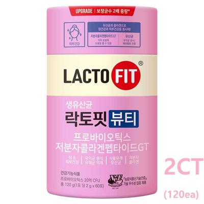 LACTO-FIT BEAUTY, ПРОБИОТИЧЕСКАЯ ДОБАВКА, ВЫГОДНАЯ УПАКОВКА 2-картонная коробка (120EA)