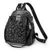 Women's Backpack Rhinestone Leopard Print Outdoor Backpack